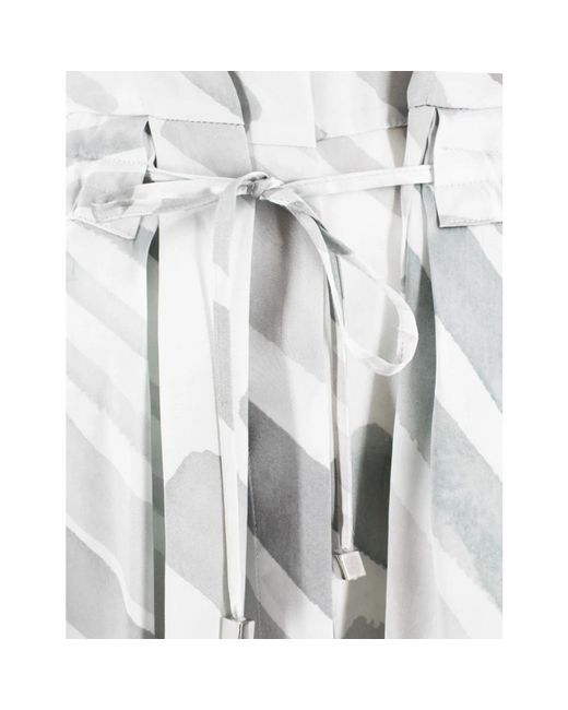 Kiton Gray Shirt Dresses