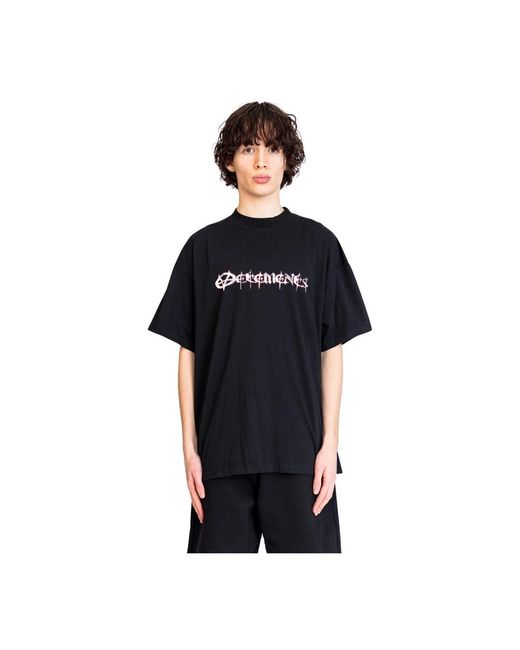 T-Shirts di Vetements in Black da Uomo