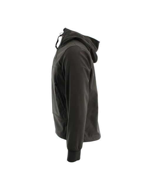 C P Company Black Zip-Throughs for men