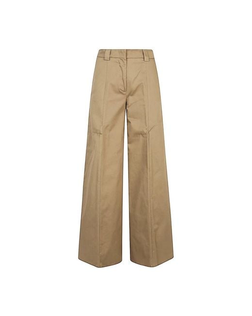 Thelatest Wide Trousers in het Natural