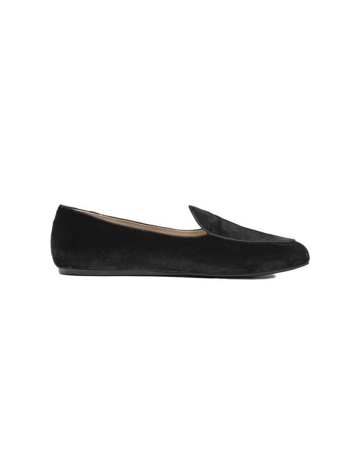 Charles Philip Schwarze Samt Slip-On Loafers in Black für Herren