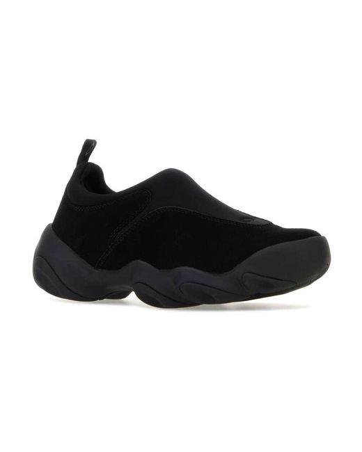 Junya Watanabe Schwarze stoff slip-ons in Black für Herren