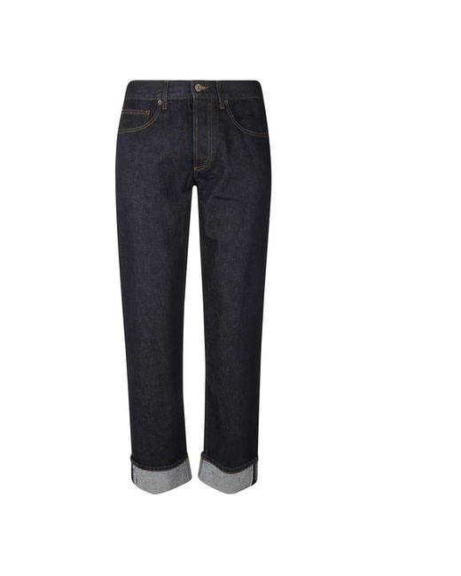 Burberry Blue Straight Jeans for men
