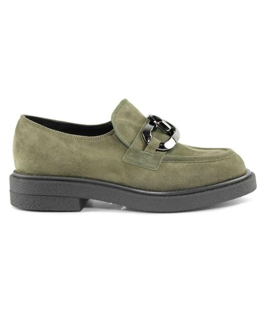 Carmens Green Mocassino Camoscio