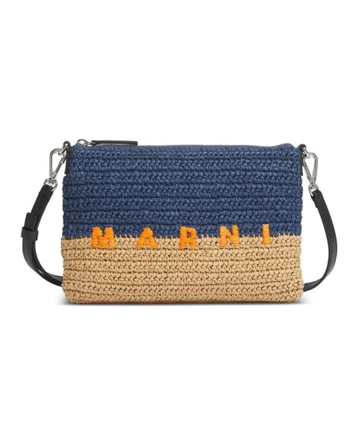 Marni Blue Clutches for men