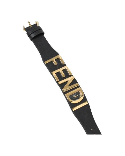Fendi Watches in Black | Lyst UK