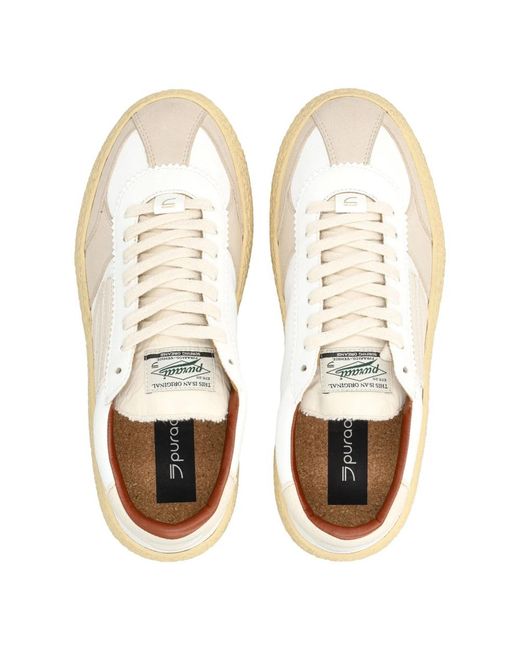 PURAAI White Sneakers for men