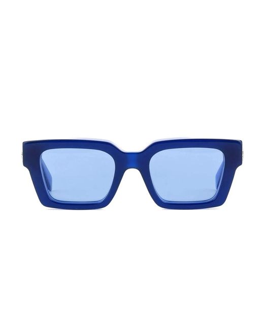 Gafas de sol con montura cuadrada modelo virgil Off-White c/o Virgil Abloh de color Blue