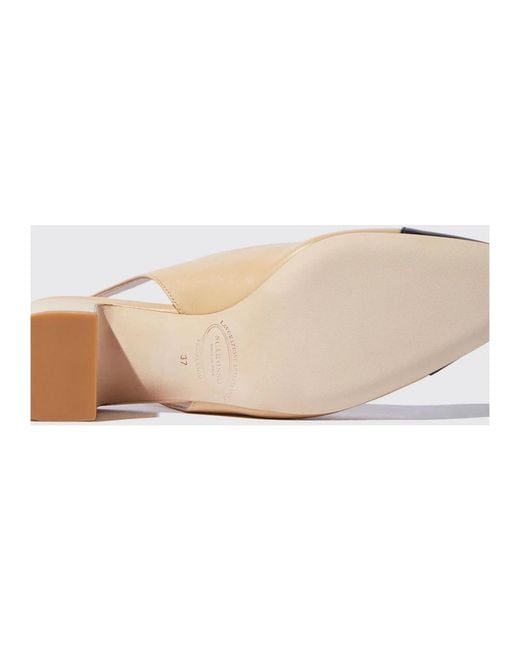 Scarosso Natural Miranda Nude Slingback Pumps