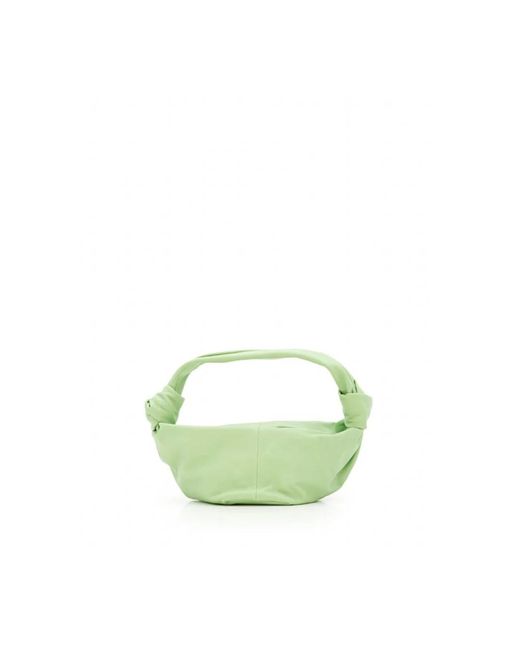Bottega Veneta Green Stilvolle lederhandtasche
