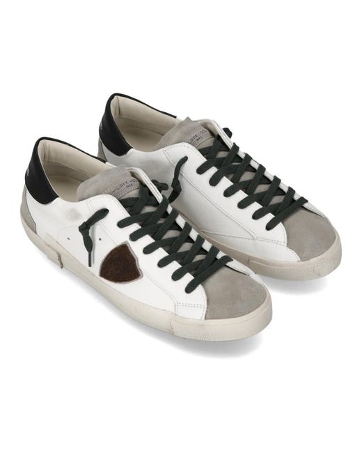 Philippe Model White Sneakers for men