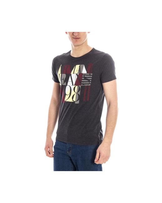 Armani Jeans Blue T-Shirts for men