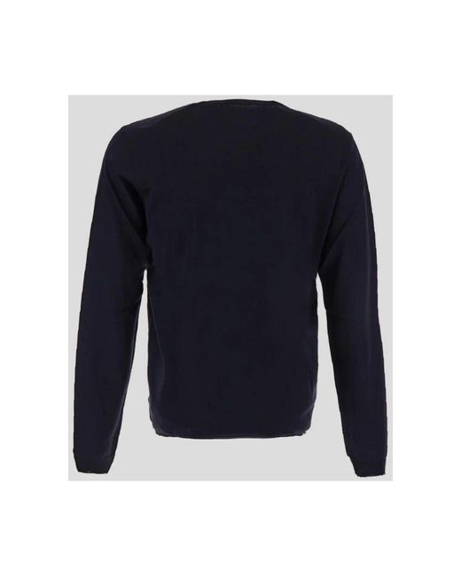 GOES BOTANICAL Botanischer crewneck strickpullover aus wolle in Blue für Herren