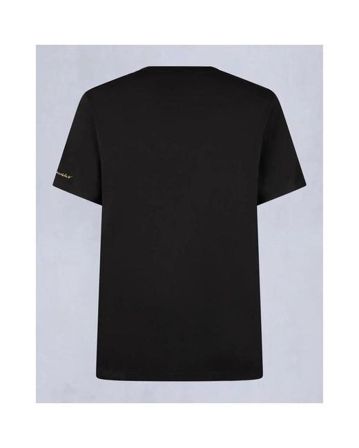 Nero oro augustine tee di Moose Knuckles in Black da Uomo