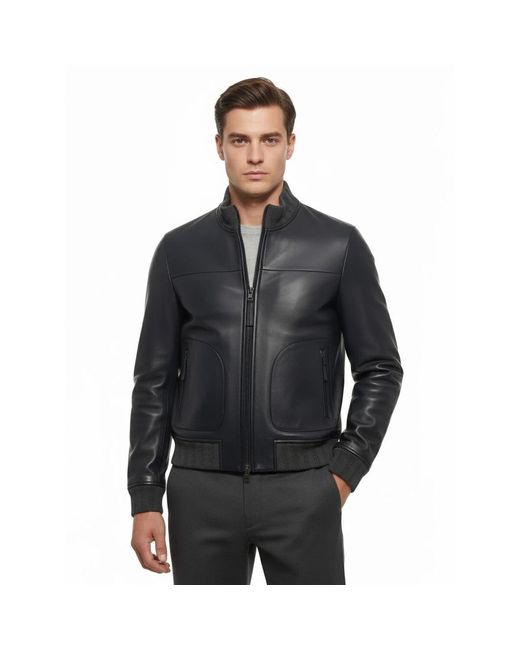 Leather Jackets The Jack Leathers en coloris Blue