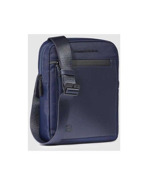 Piquadro Blue Cross Body Messenger for men