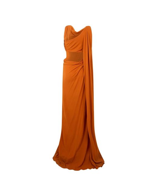 Alberta Ferretti Brown Gowns