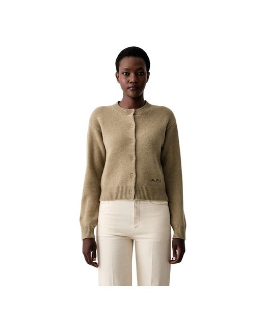 Cardigans A.P.C. de color Natural