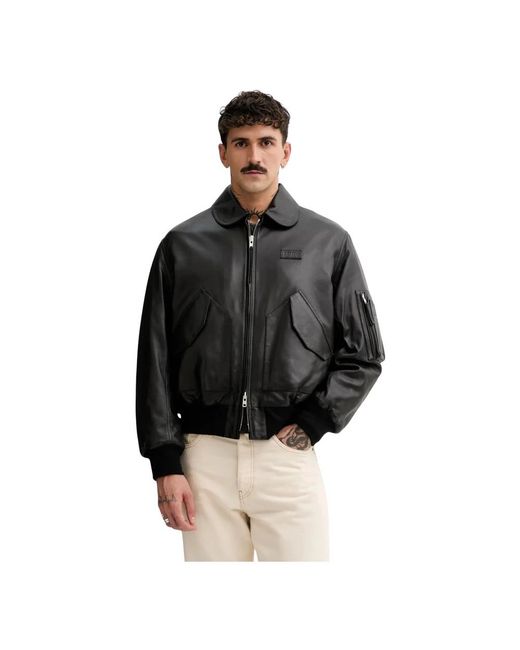 KENZO Leather Jackets in Black für Herren