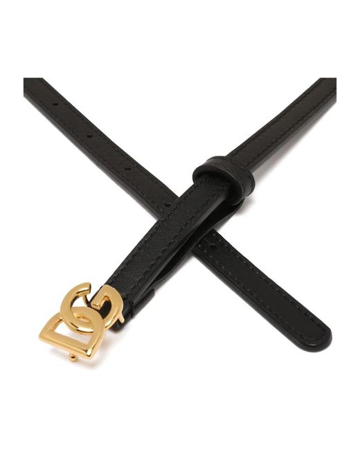 Dolce & Gabbana Black Belts