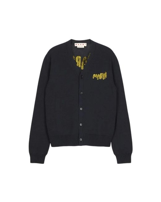 Cardigans Marni de hombre de color Black