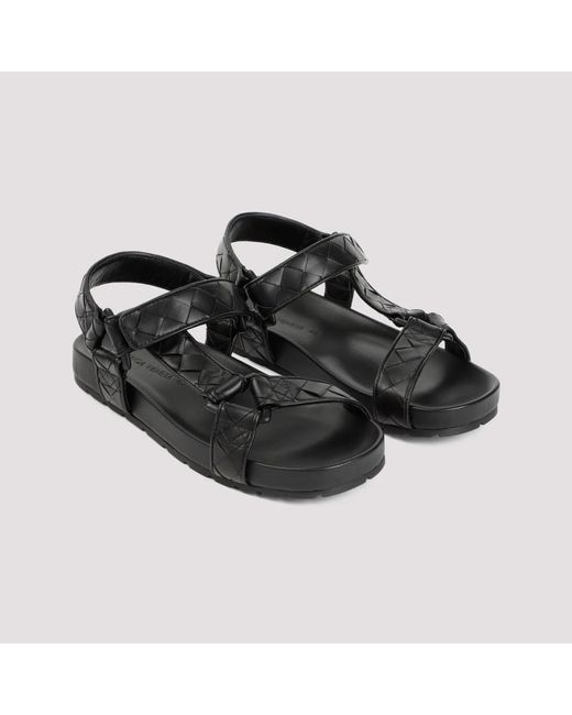 Bottega Veneta Intrecciato slingback sandale in schwarz in Black für Herren