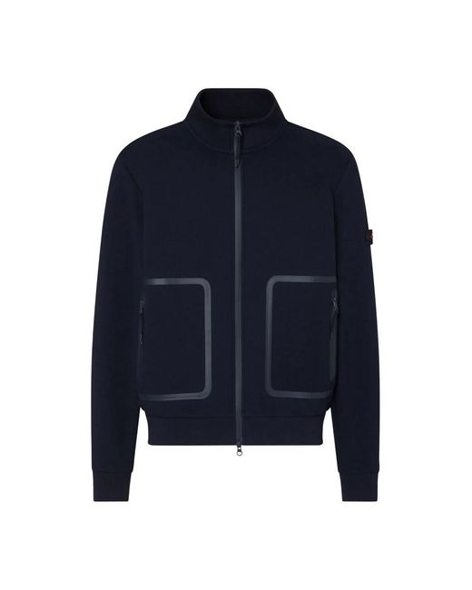 Peuterey Blue Zip-Throughs for men
