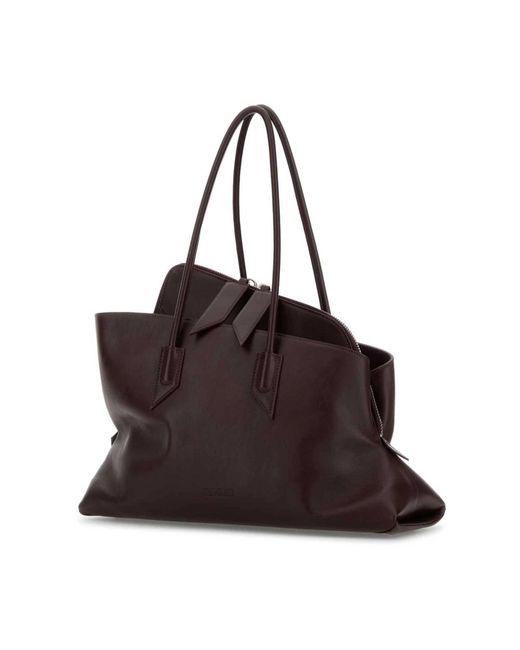 The Attico Brown Shoulder Bags