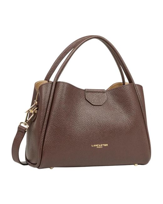 Lancaster Ida Double Handbag in het Brown