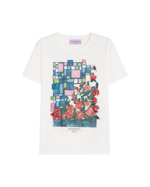 Weekend by Maxmara T-Shirts in het White