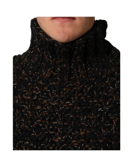 Dolce & Gabbana Black Turtlenecks for men
