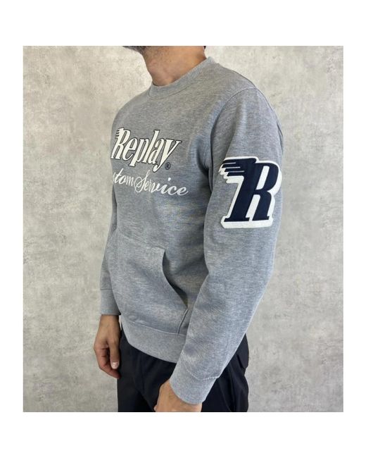 Sweatshirts & hoodies > sweatshirts Replay pour homme en coloris Gray