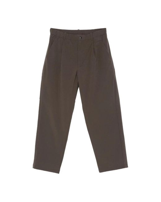 Goldwin Gray Straight Trousers for men