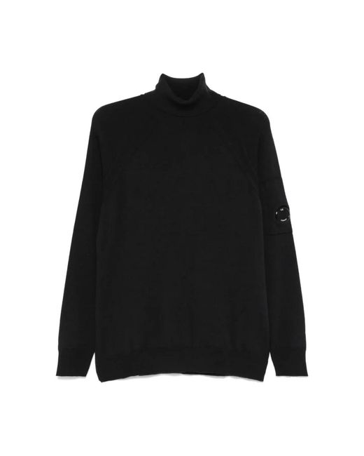 C P Company Black Turtlenecks for men