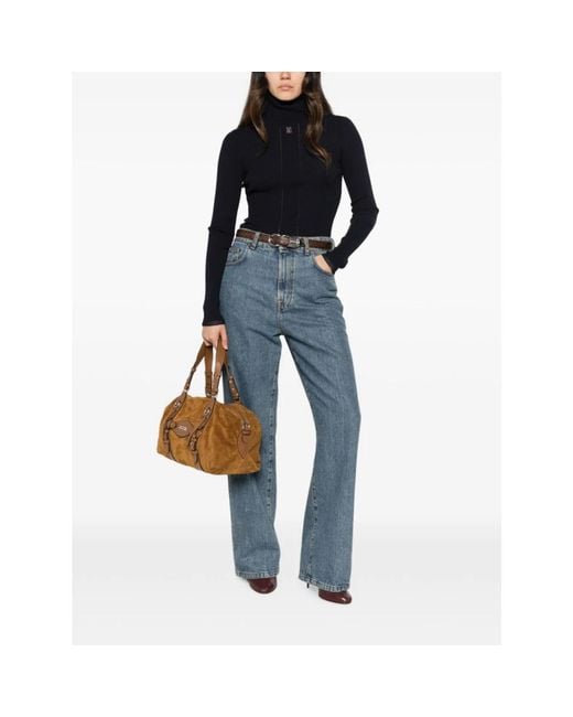 Elisabetta Franchi Black Turtlenecks