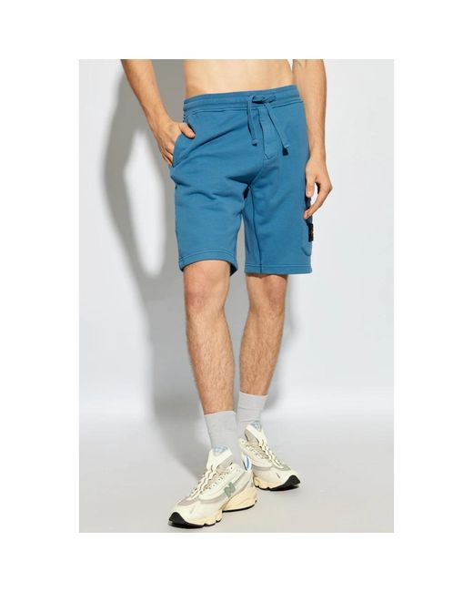 Shorts > casual shorts Stone Island pour homme en coloris Blue