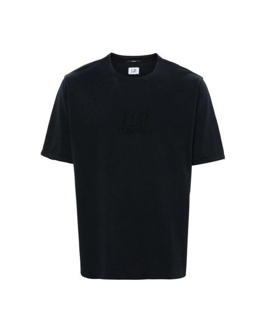C P Company Black T-Shirts for men