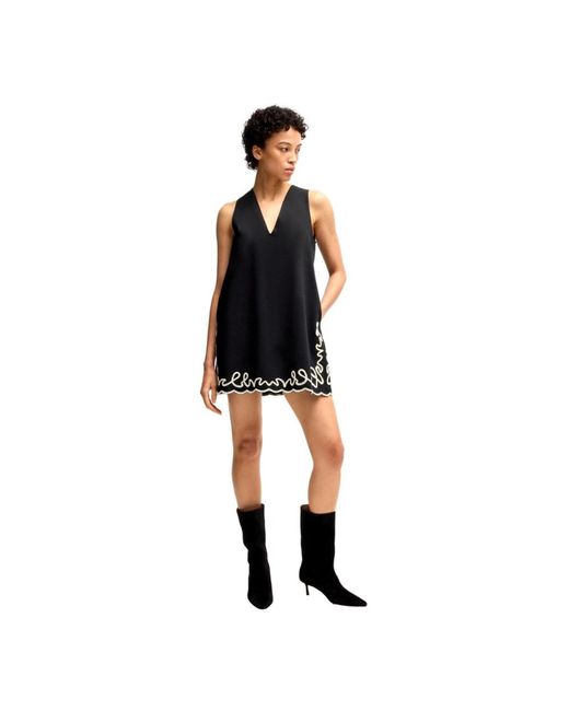 HUGO Black Short Dresses
