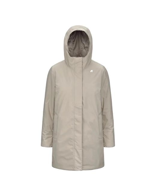 K-Way Parkas in het Gray