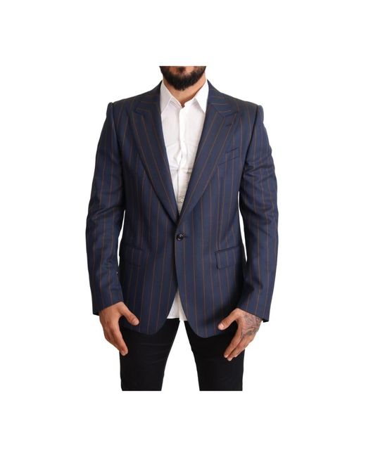 Dolce & Gabbana Blue Blazers for men