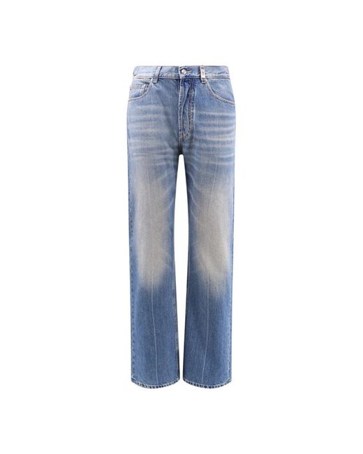McQueen Blue Straight Fit Jeans for men