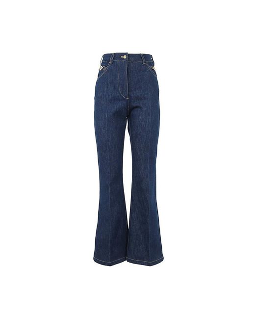 Patou Jeans ,Blauw ,Denim Flared Jeans in het Blue
