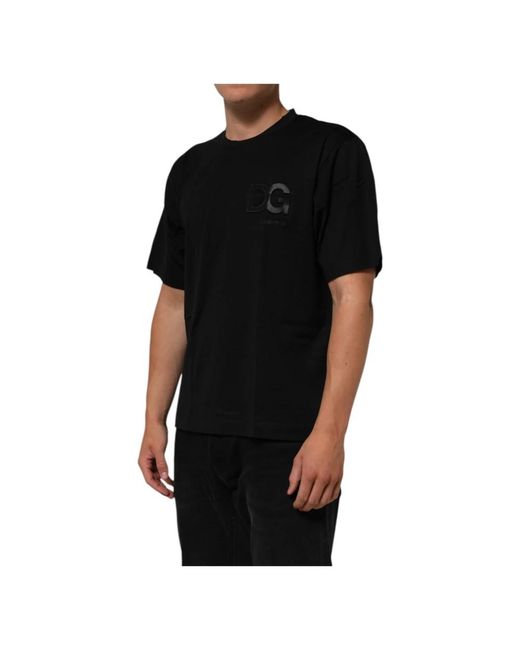 Dolce & Gabbana Black T-Shirts for men