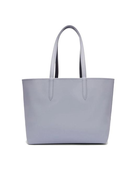 Lacoste Blue Krokodil Metall Schultertasche