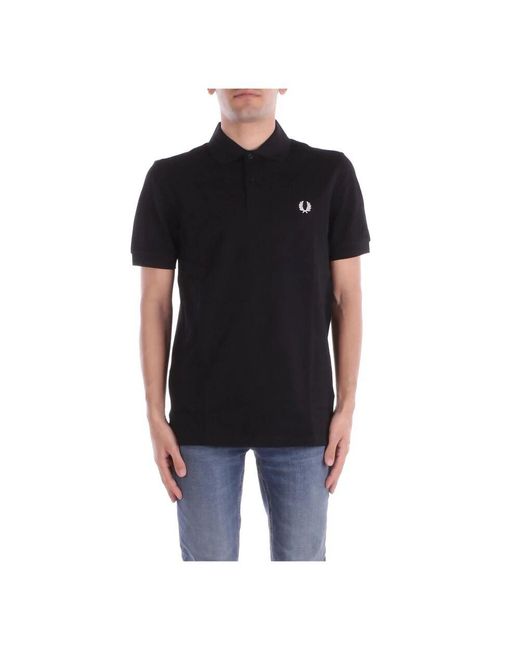 Fred Perry Schwarze Polo T-Shirts Und Polos in Black für Herren