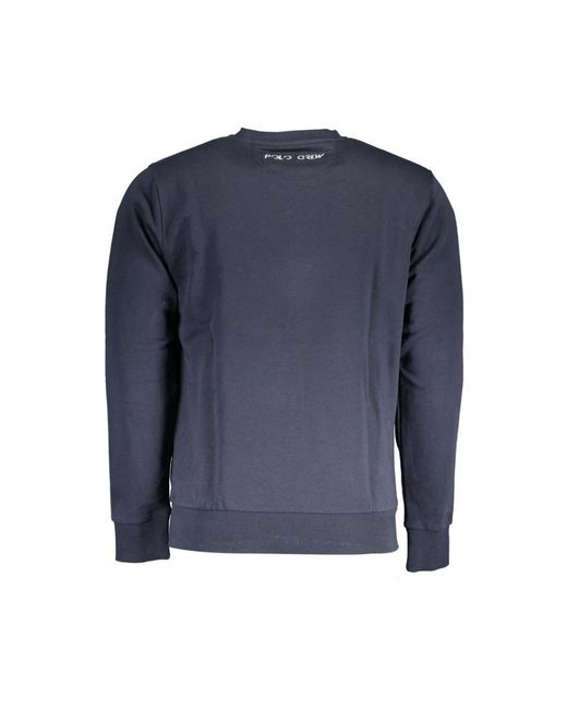La Martina Blue Sweatshirts for men