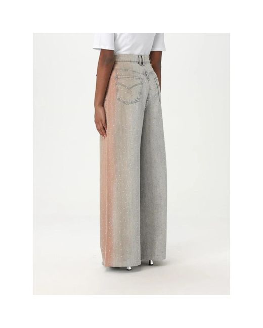 Patrizia Pepe Brown Wide Jeans