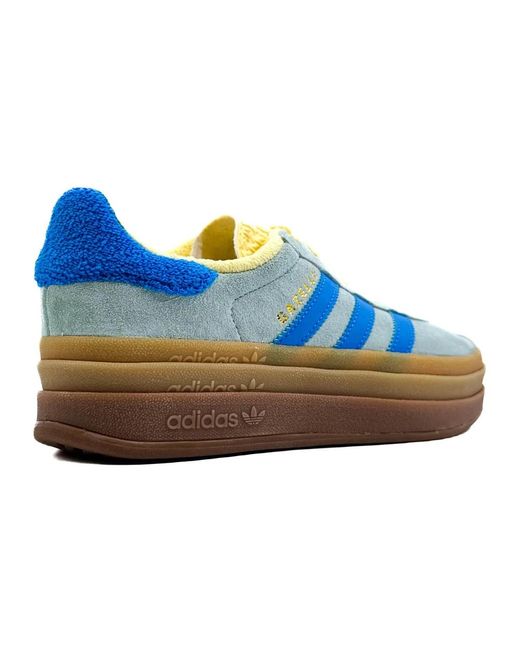 Adidas Blue Blaue gazelle bold sneakers