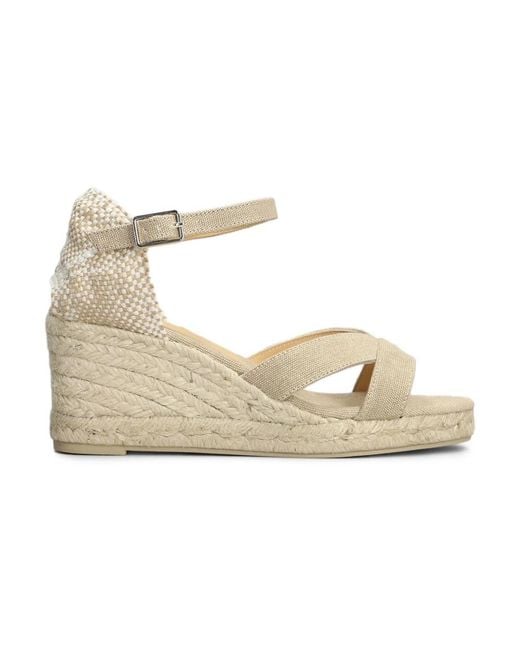 Castaner Metallic Wedges