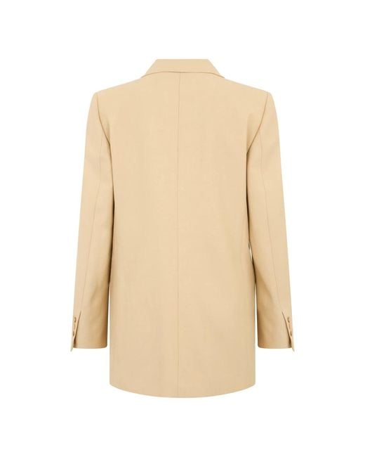 Alberta Ferretti Natural Blazers